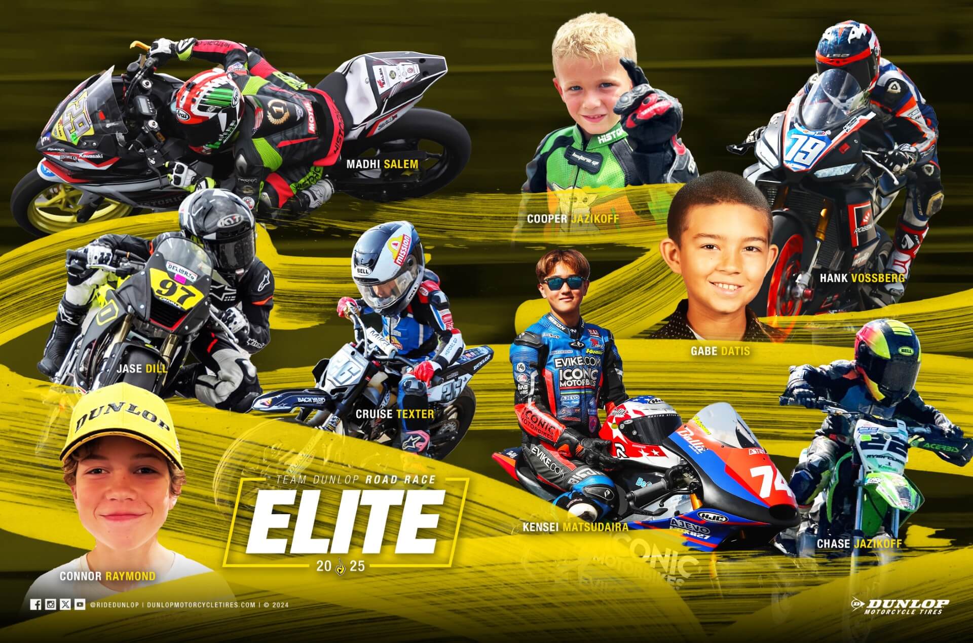 New Team Dunlop Road Racing Elite Roster | Dunlop Motorcycle